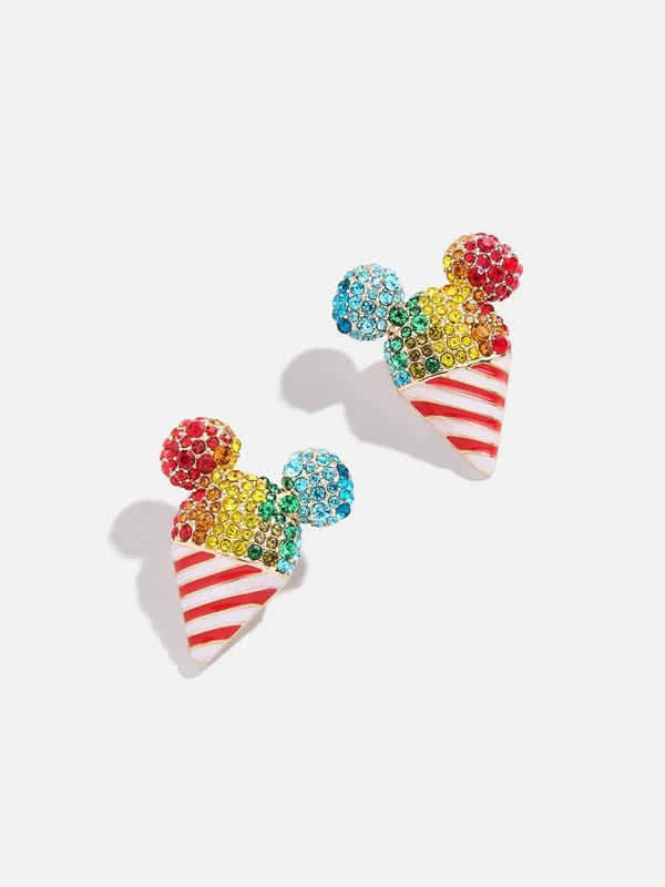 Disney Mickey Mouse Snow Cone Earrings – Disney Snow Cone Earrings