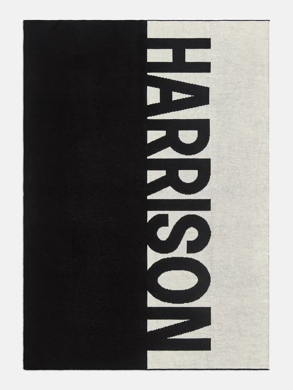 Down The Line Custom Blanket – Black/White