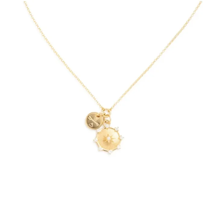 Dream & Spark : Fine Belcher Stationary Necklace