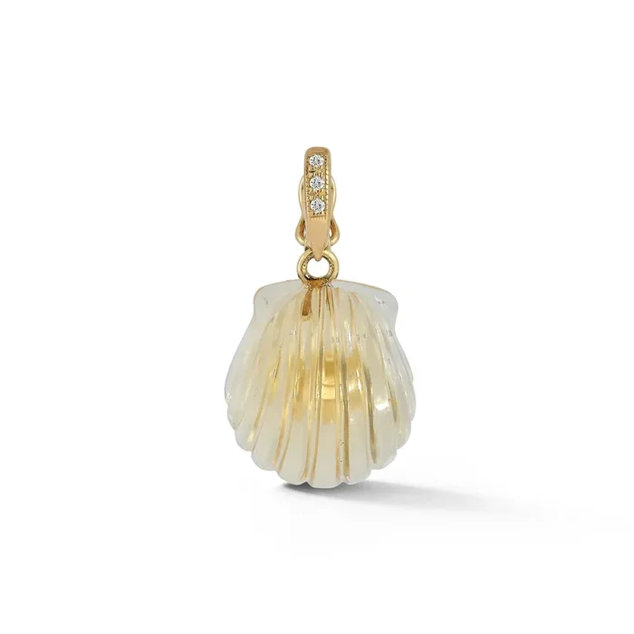 Dream Shell Pendant – Citrine