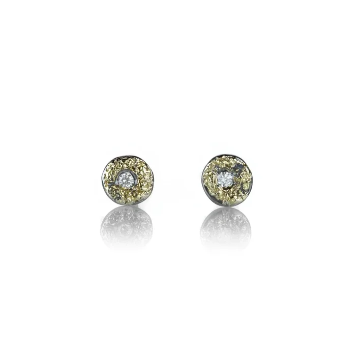 Dusted Pebble Studs