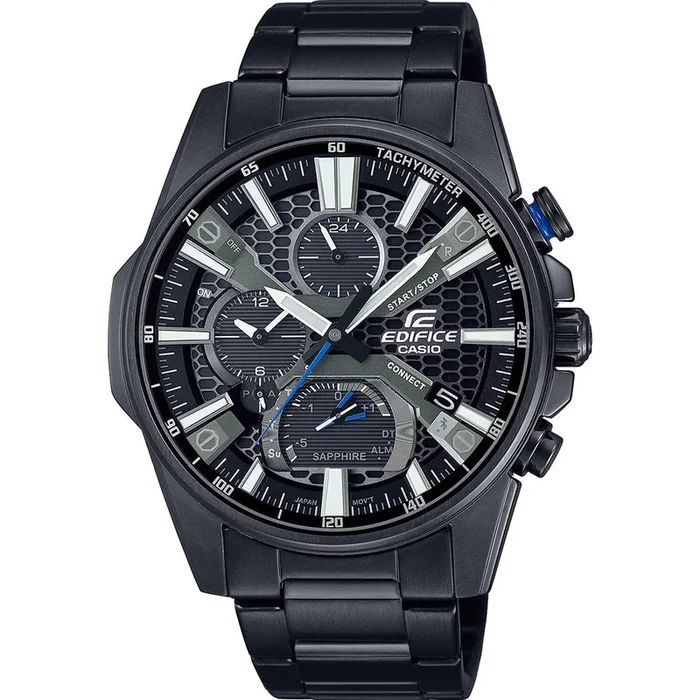 Edifice EQB1200DC_1A Black Solar Mens Watch