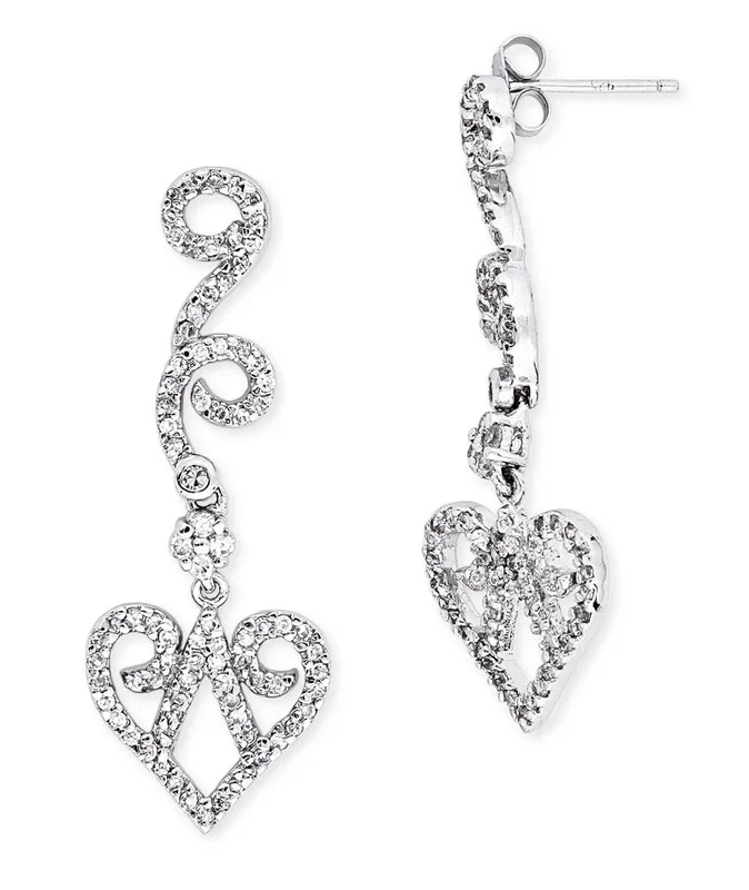 Elaine Heart Dangle Earrings