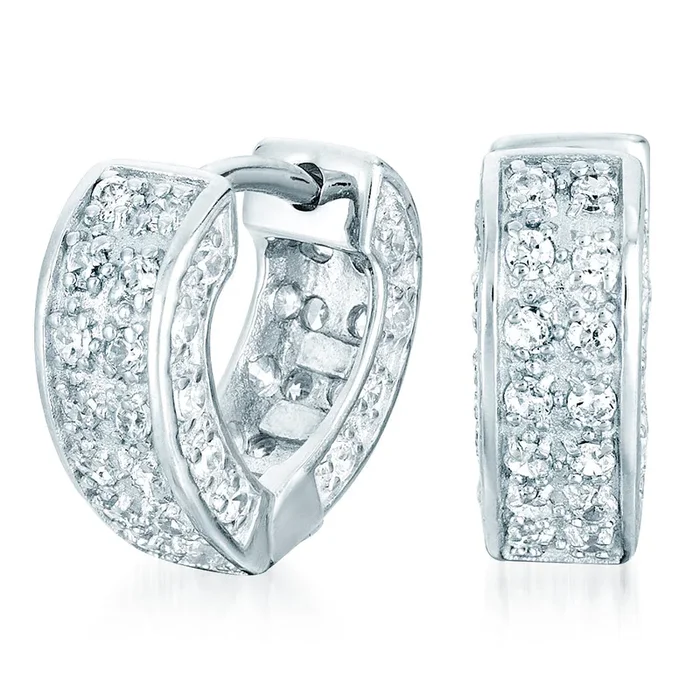 Elaine Heart Shape Hoop Earrings