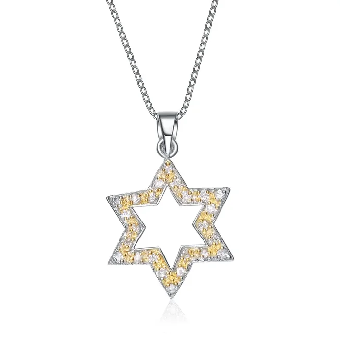 Elaine Statement Open Star Necklace