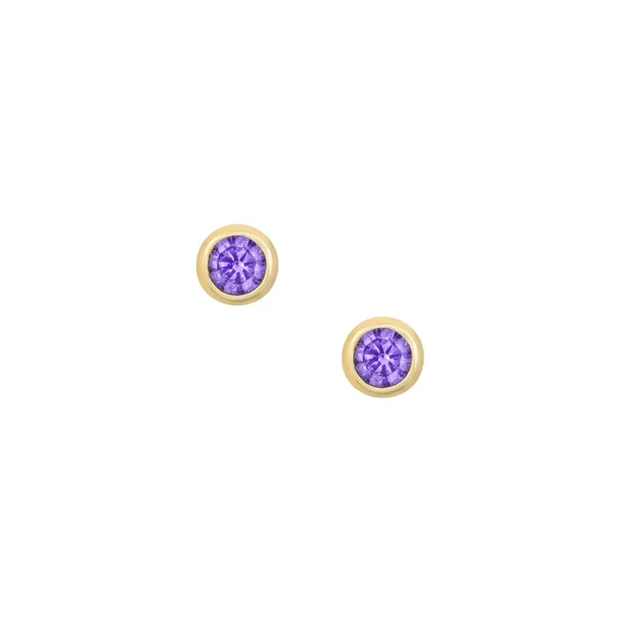 Elara Studs – Purple