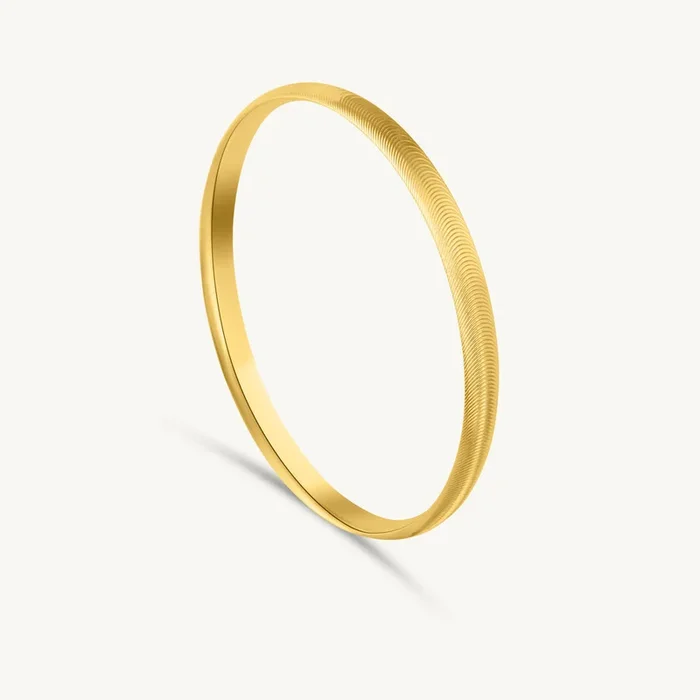 Elegant Shine Sleek Bangle Bracelet