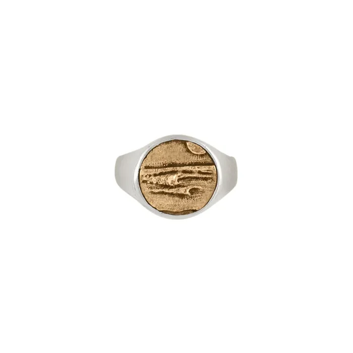 Elements Signet Ring – Go with the Flow in Bronze – FINAL SALE