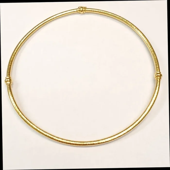 Elizabeth Locke Designer 19kt Yellow Gold Torque Necklace