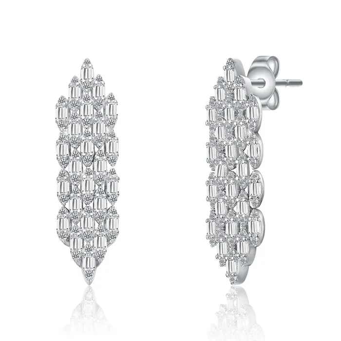 Eloise Cluster Dangle Earrings