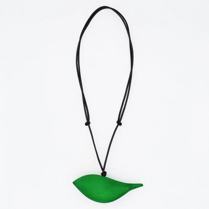 Emerald Robin Pendant Necklace