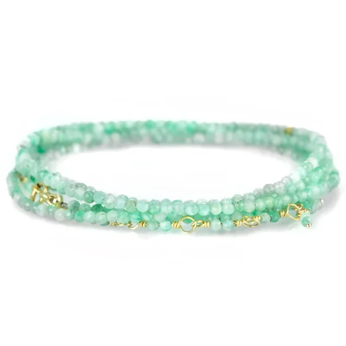 Emerald Wrap Bracelet