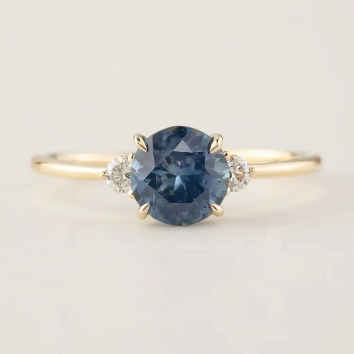 Emilie Ring – 1.52ct Blue Montana Sapphire (One of a kind)