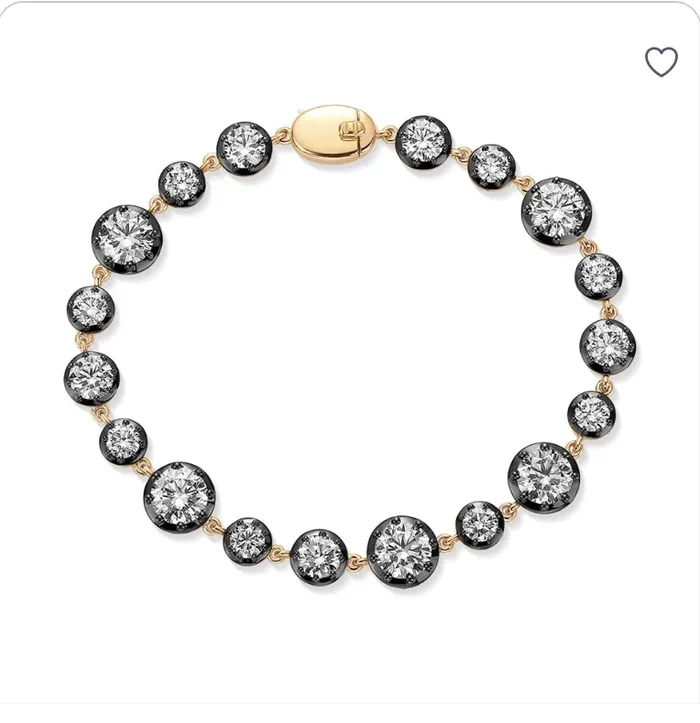 Emma Bracelet with Assorted Size Round Diamonds