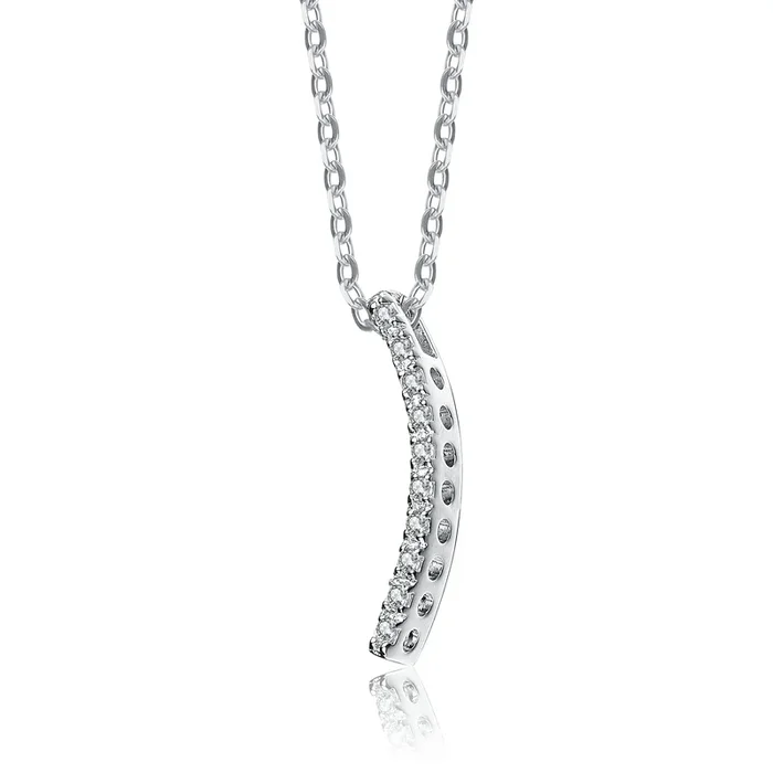 Emma Curved Line Necklace
