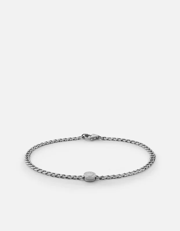 Empire Chain Bracelet, Sterling Silver