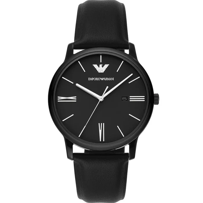 Emporio Armani AR11573 Minimalist Mens Leather Watch