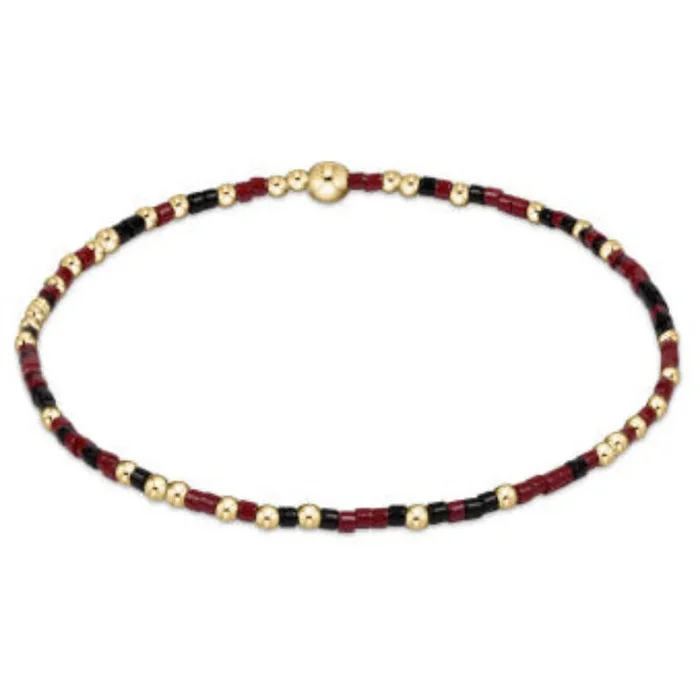 enewton 5.5″ egirl Gameday Hope Unwritten Bracelet – Wine Onyx