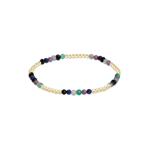 enewton 6.25″ Blissful Pattern 2.5mm Bead Gemstone Bracelet – Hot Mess