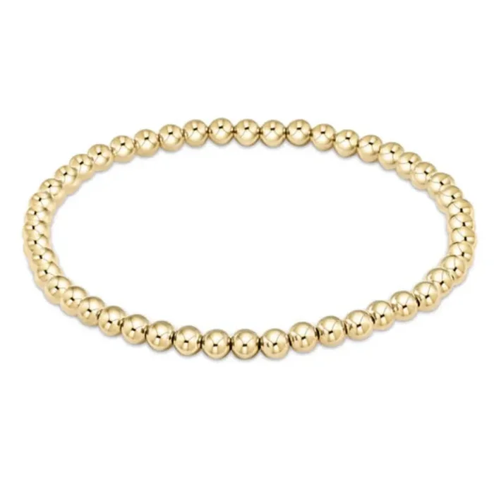 enewton 6.25″ Classic Gold Bead Bracelet – 4mm