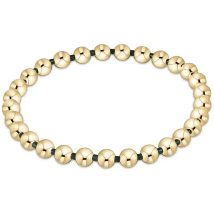 enewton 6.25″ Gameday Hope Grateful 5mm Bead Bracelet – Dark Green