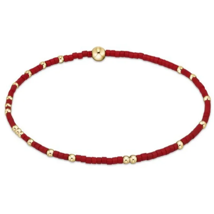 enewton 6.25″ Gameday Hope Unwritten Bracelet – Crimson