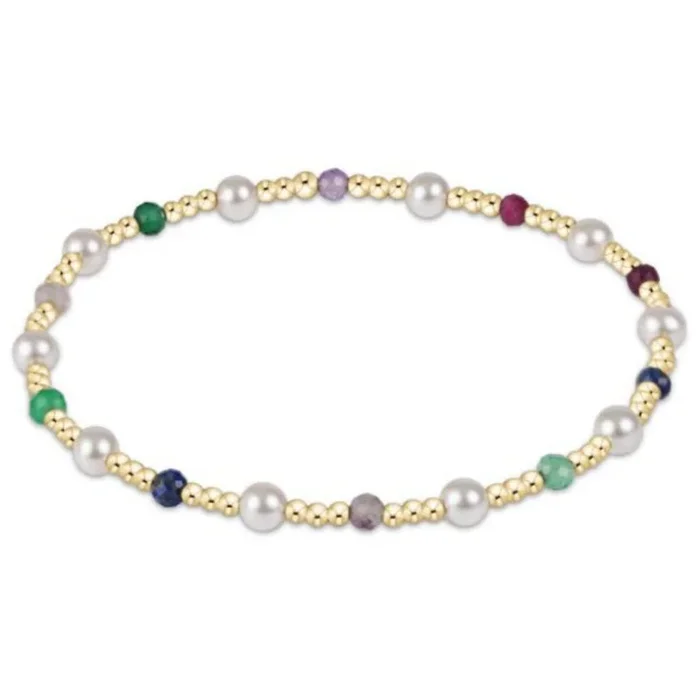 enewton 6.25″ Pearl Sincerity Pattern 4mm Bead Bracelet – Hot Mess FW25