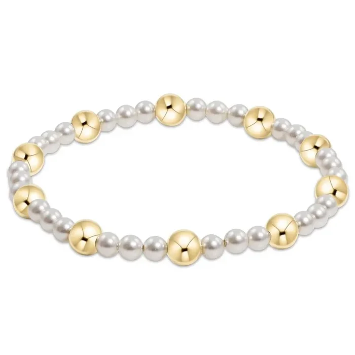 enewton 6.25″ Pearl Sincerity Pattern 4mm Bead Bracelet