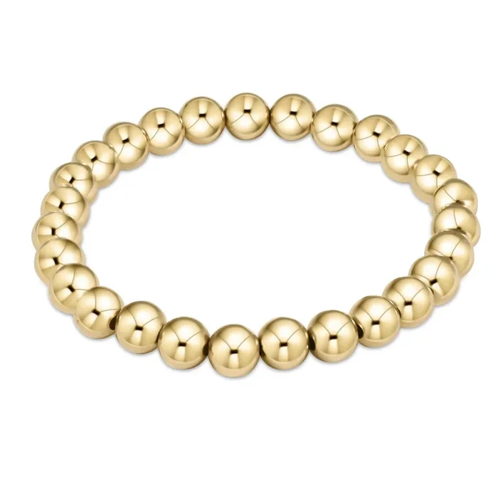 enewton 7.25″ extends Classic Gold Bead Bracelet – 7mm