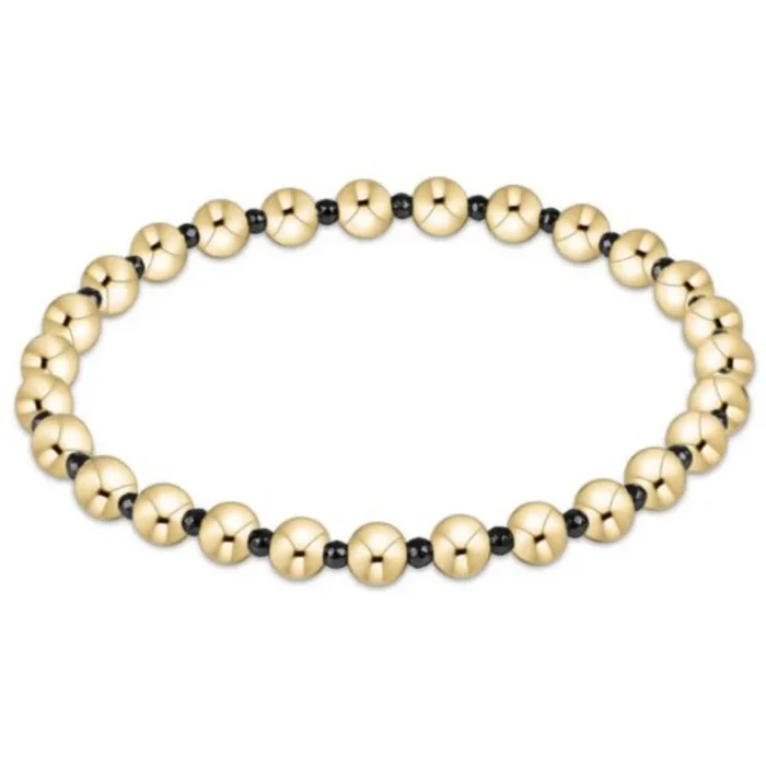 enewton 7.25″ extends Faceted Hematite Grateful Pattern 5mm Bead Bracelet