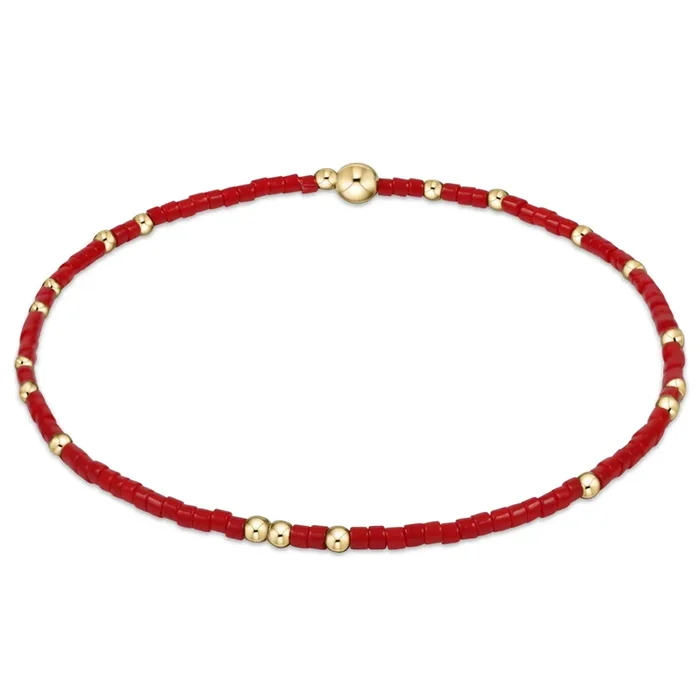 enewton 7.25″ extends Gameday Hope Unwritten Bracelet – Bright Red