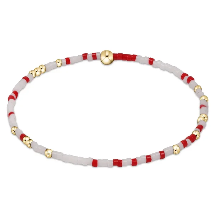 enewton 7.25″ extends Gameday Hope Unwritten Bracelet – Bright Red White