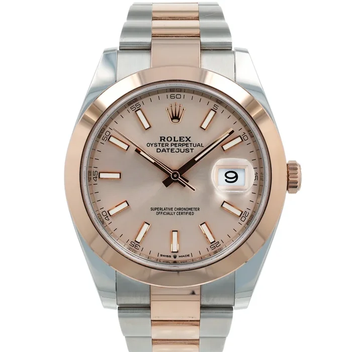 Estate Rolex Two-Tone Gent’s 41mm OPDJ Sundust Index Dial 126301 With Box & Card C.2020