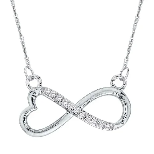 Eternal Heart Infinity Necklace