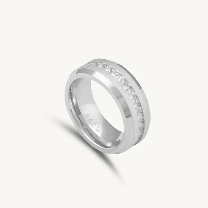 Eternity Band Men’s Ring- Tungsten