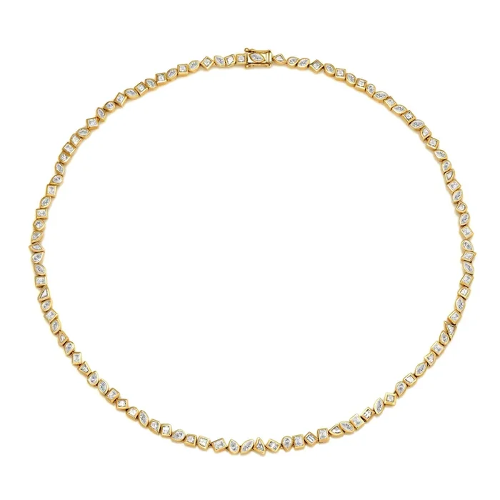 Etesian Diamond Tennis Necklace