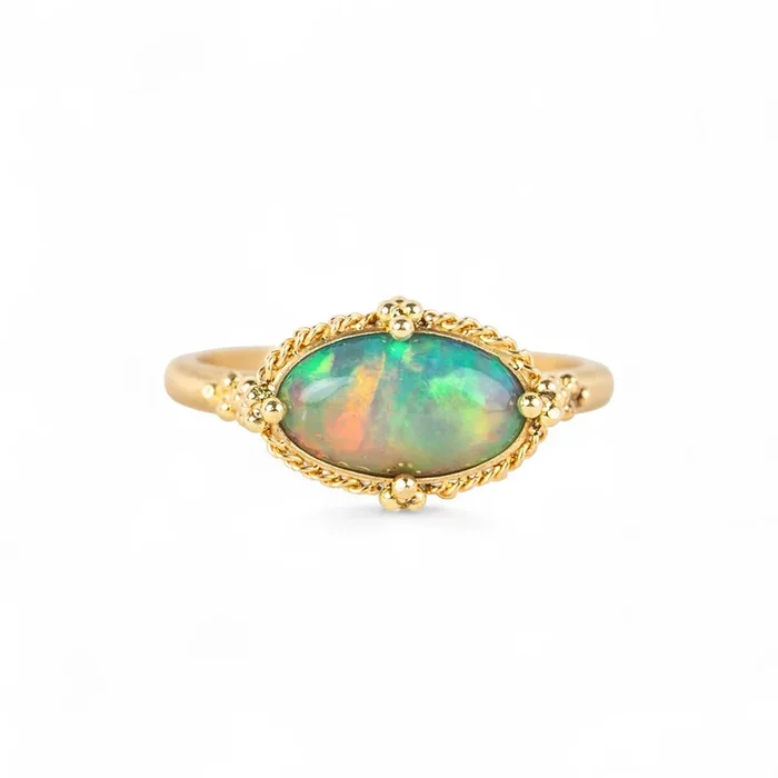 Ethiopian Opal Ring
