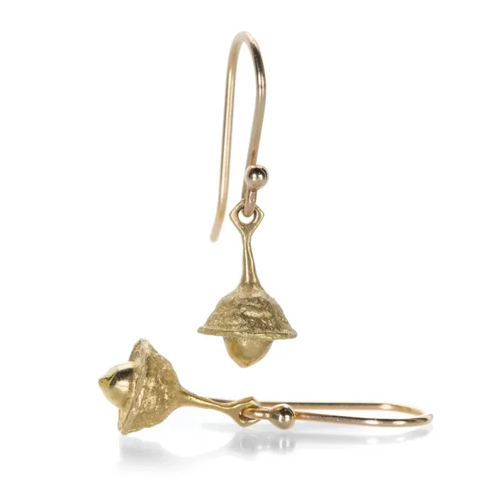 Eucalyptus Seed Bell Earrings