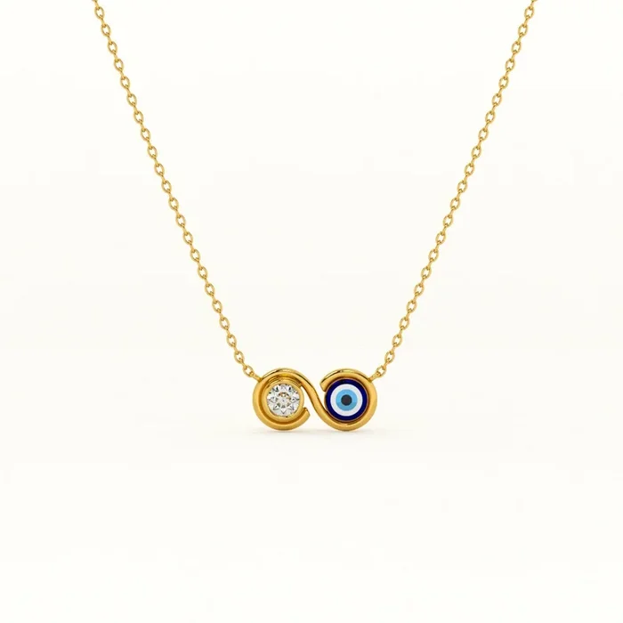 Evil Eye Journey 925 Silver Necklace