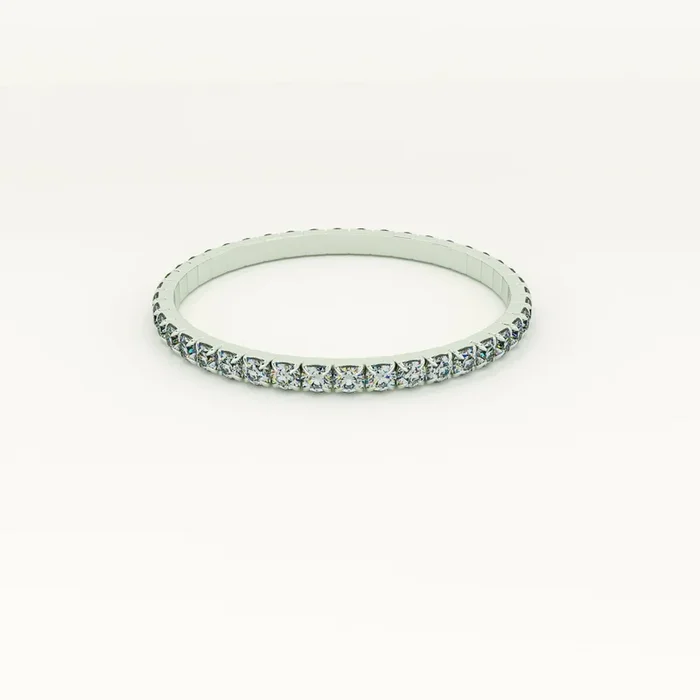 Exquisite Silver Studded Bracelet
