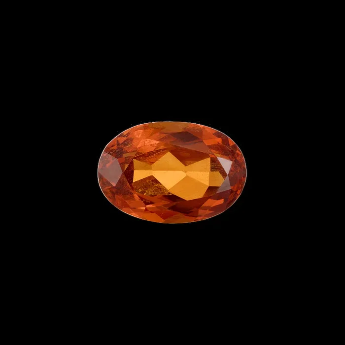 Faceted Spessartite Garnet Oval