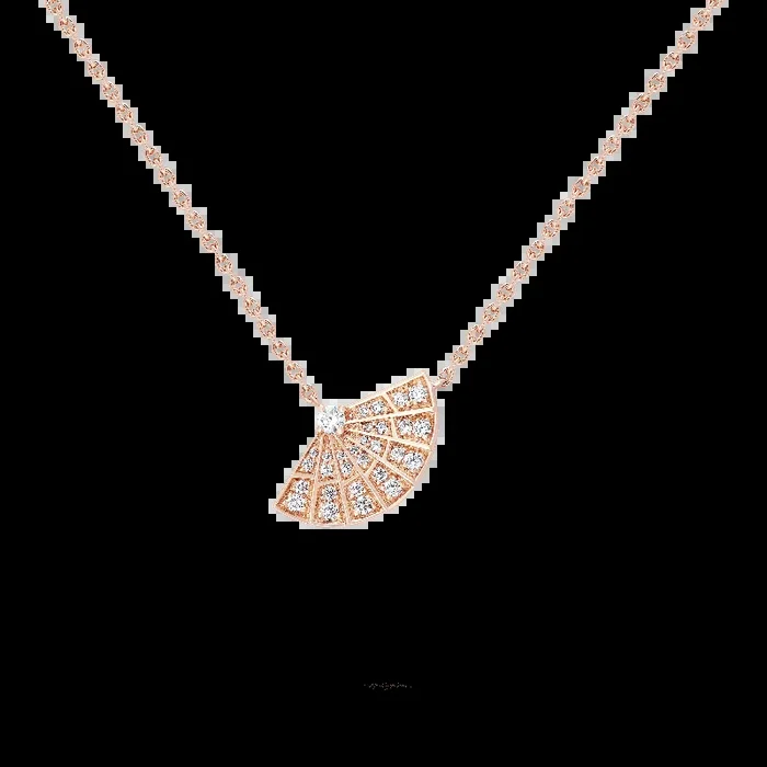Fanfare Symphony Mini Icons Diamond Pendant | In 18ct Rose Gold