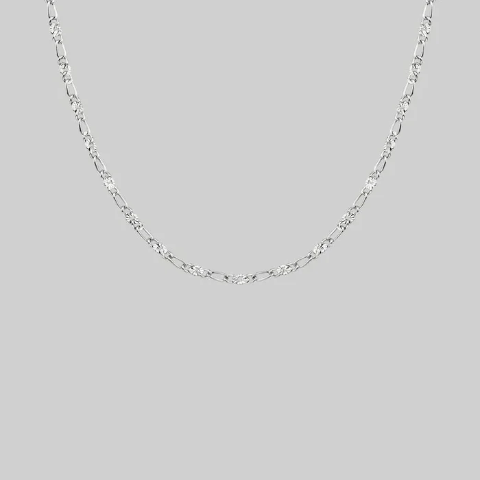 FAYE. Figaro Sunburst Chain – Silver