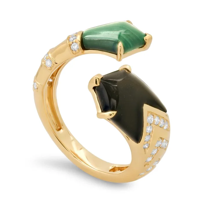 FEATHER RING TWISTED 3 combinations