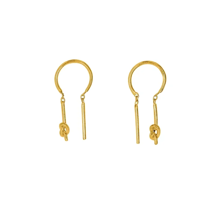 Feeling Knotty Dancer Threaders in Gold – 3/4″ L | Available to Ship January 7, 2026