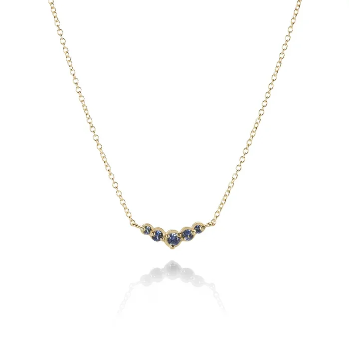 Fine Festival Chain with Sapphire