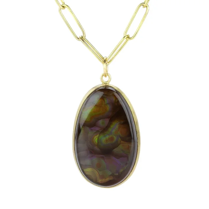 Fire Agate Pendant (Pendant Only)