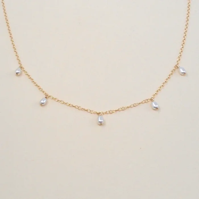 Five Pearl Necklace Wholesale