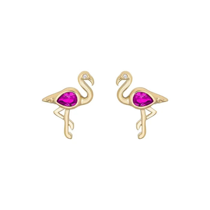 Flamingo Studs