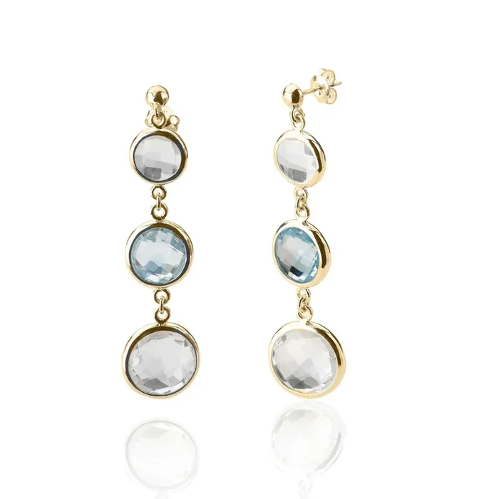 Fleur Accents Drop Earrings